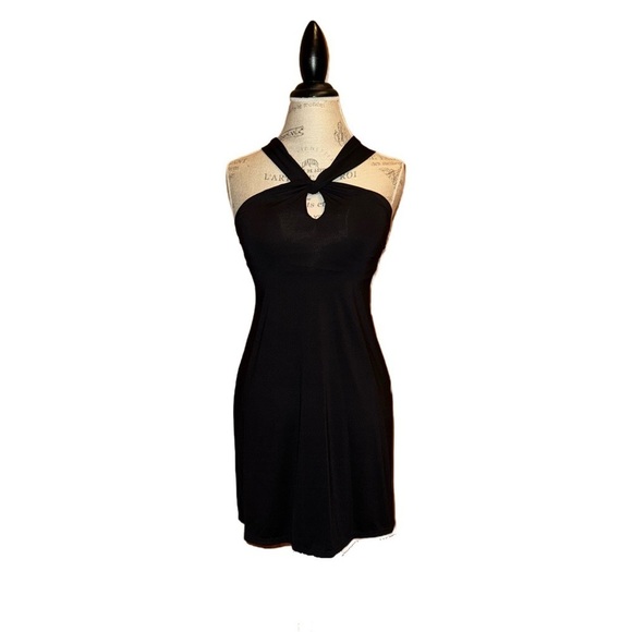 Athleta Black Halter Dress Women’s Size Extra Small - Picture 2 of 12